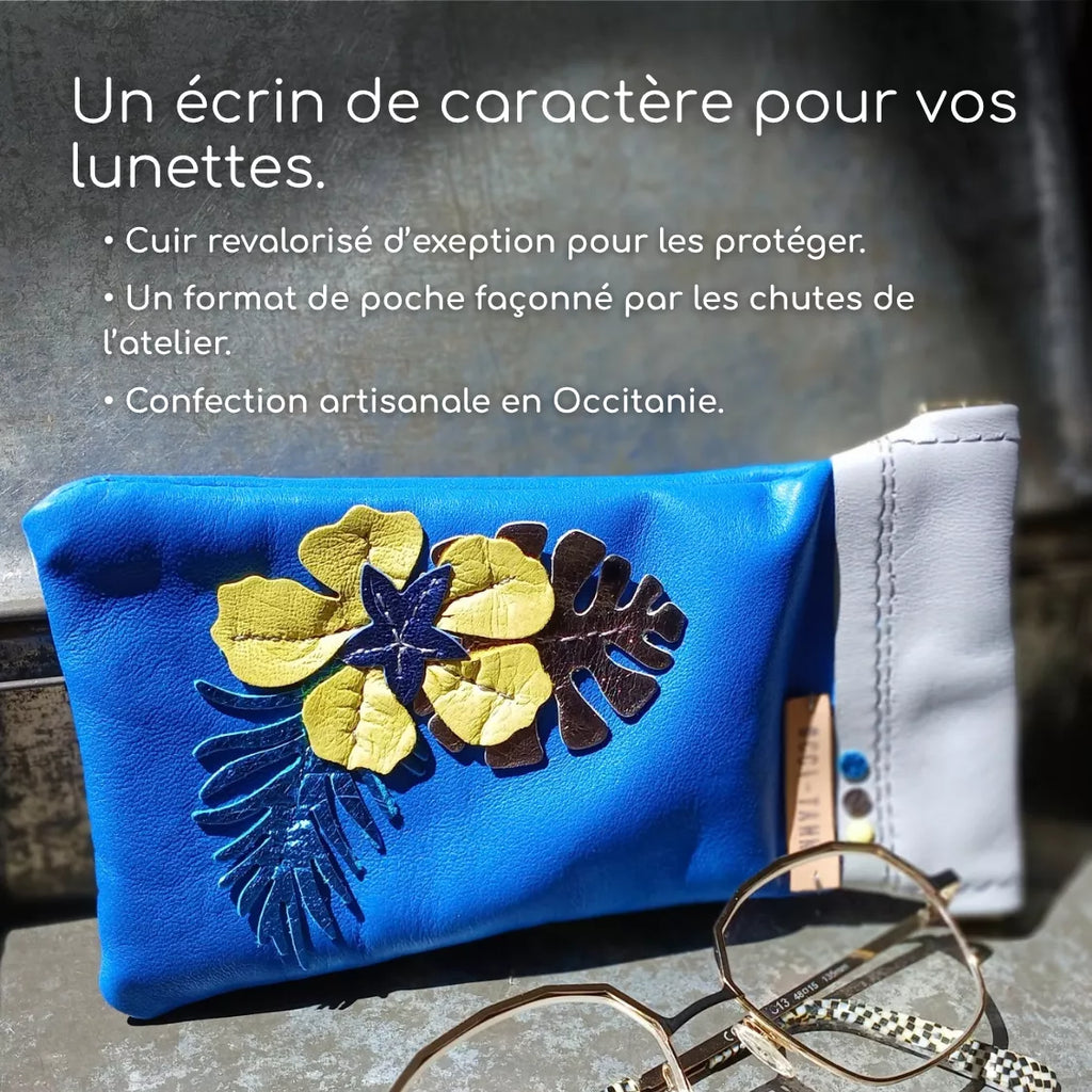 Hibiscus Glasses Case