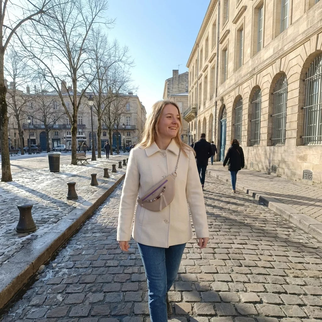 Sac banane Perlée