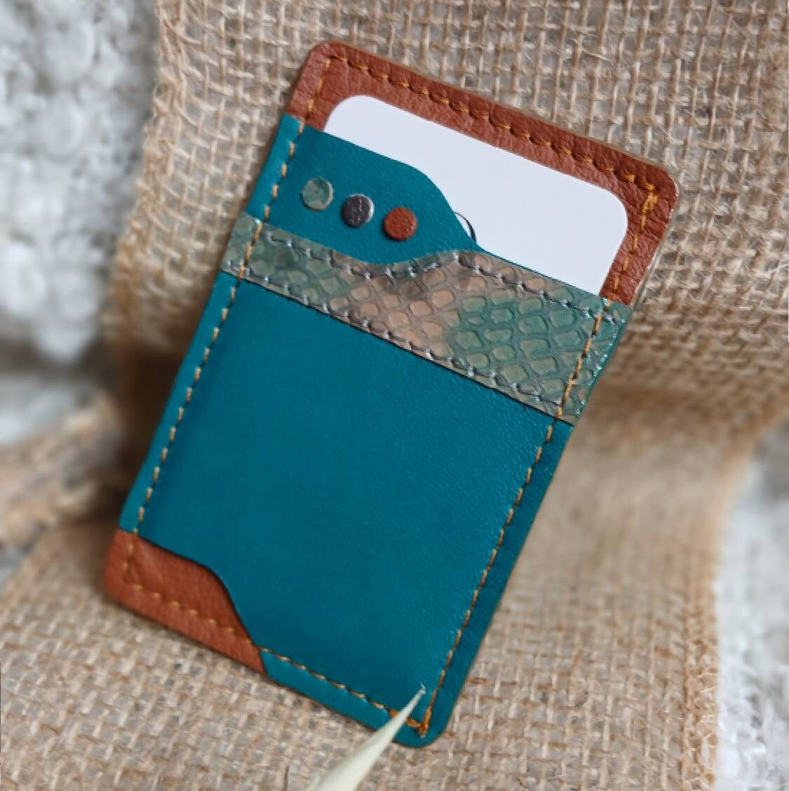 Porte-cartes Aquaverdé