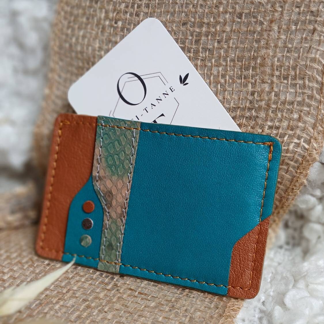 Porte-cartes Aquaverdé