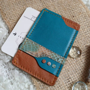Porte-cartes Aquaverdé