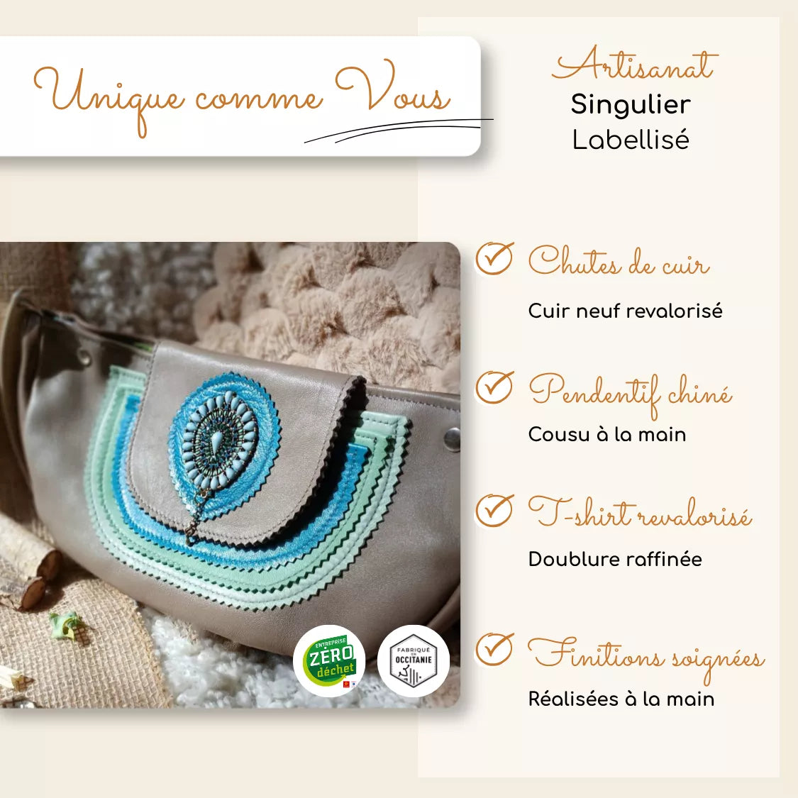 Umhängetasche Aquaverdé