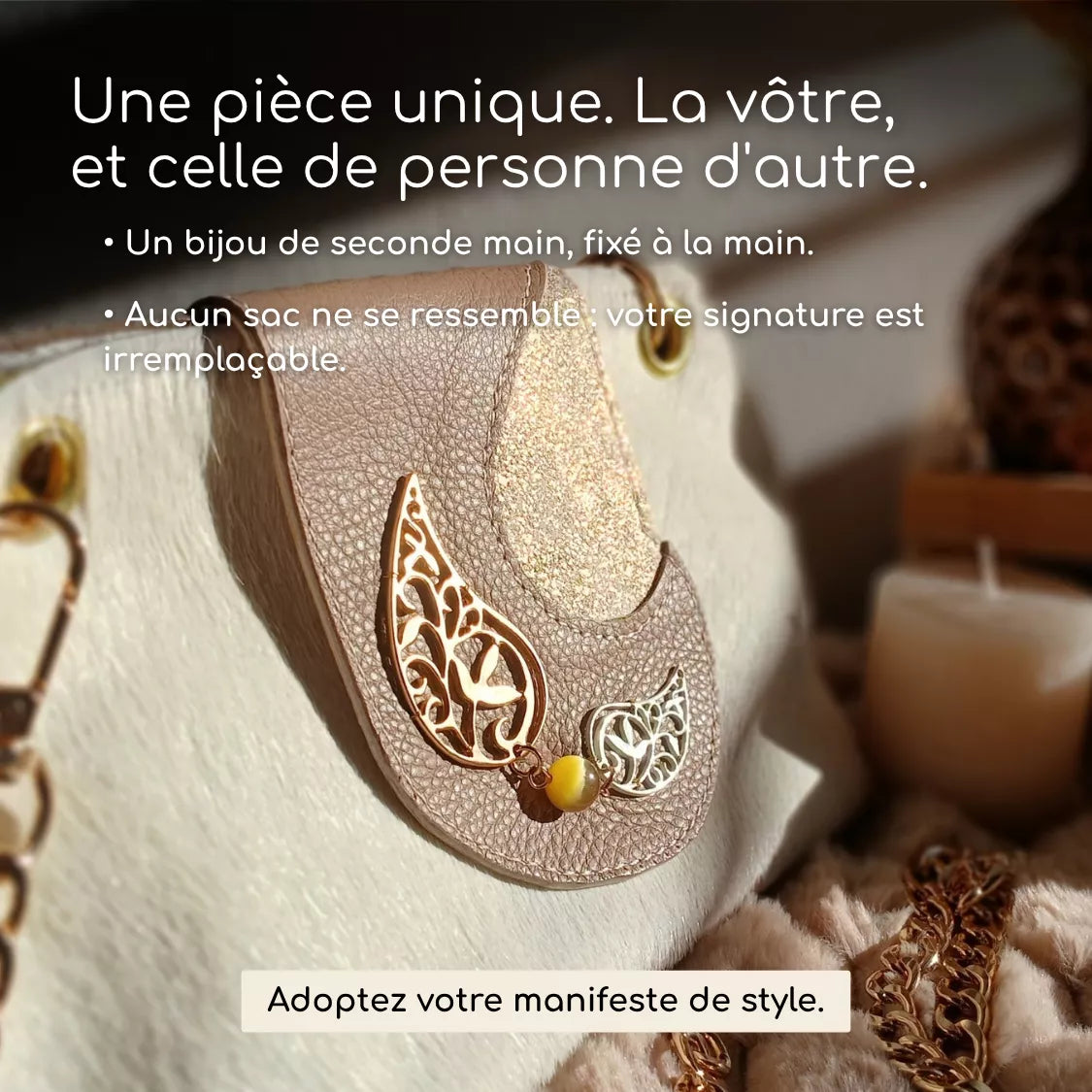 Umhängetasche Ivory