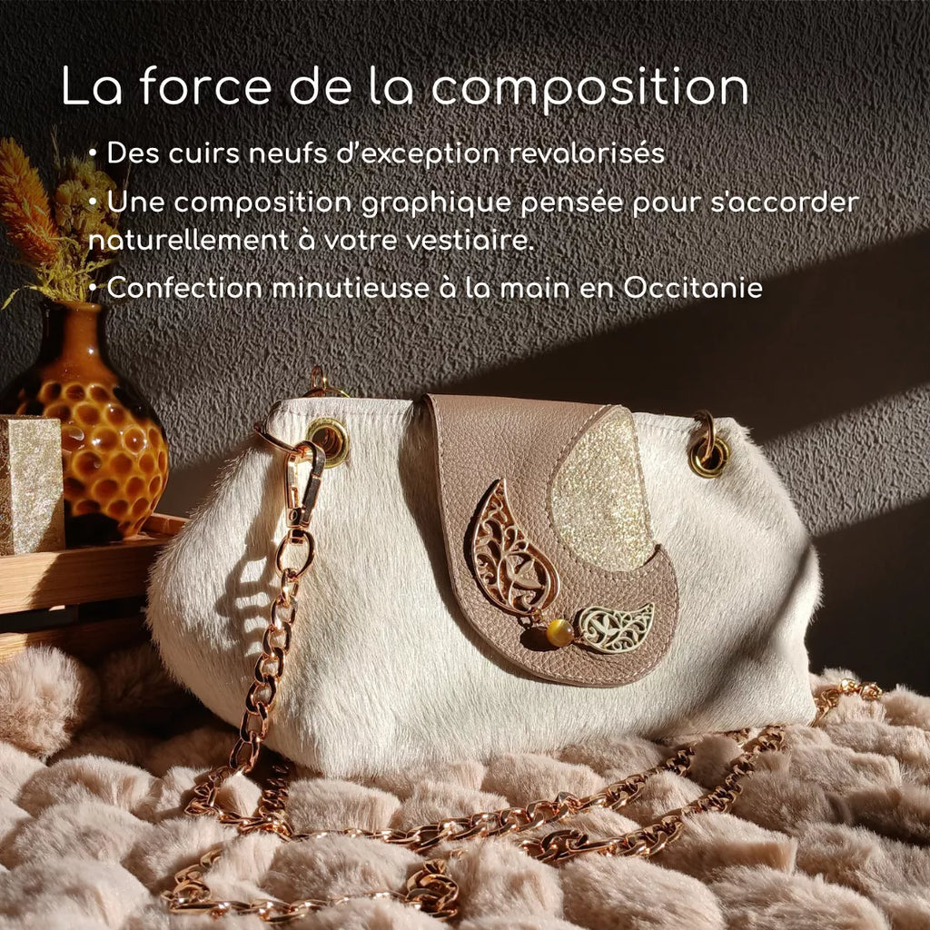 Umhängetasche Ivory