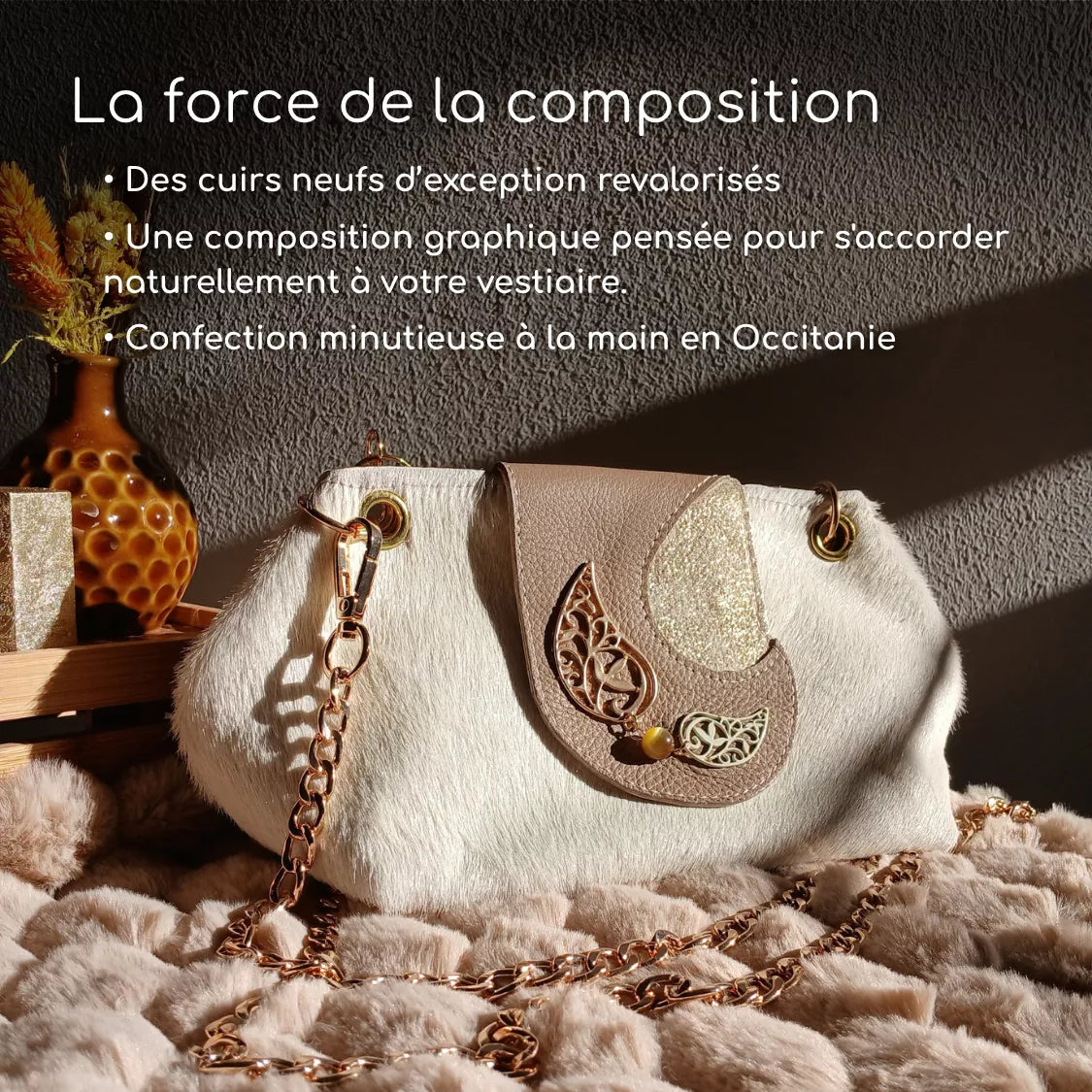 Umhängetasche Ivory