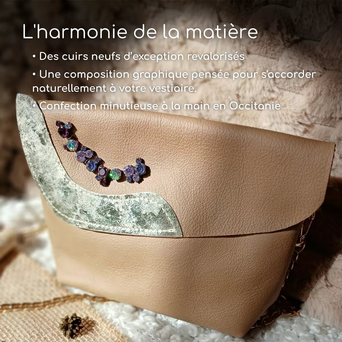 Nude Crossbody Bag