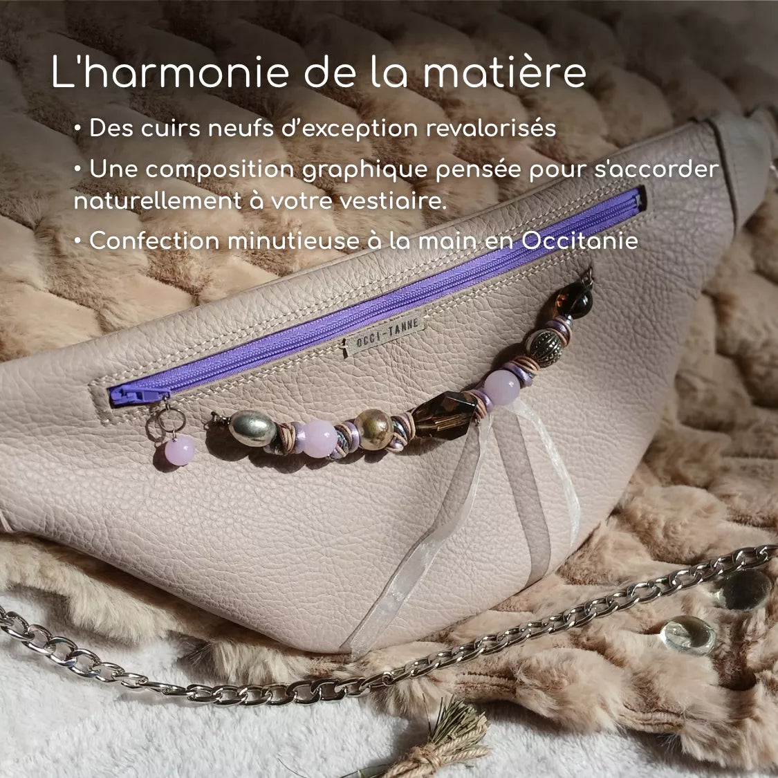 Sac banane Perlée