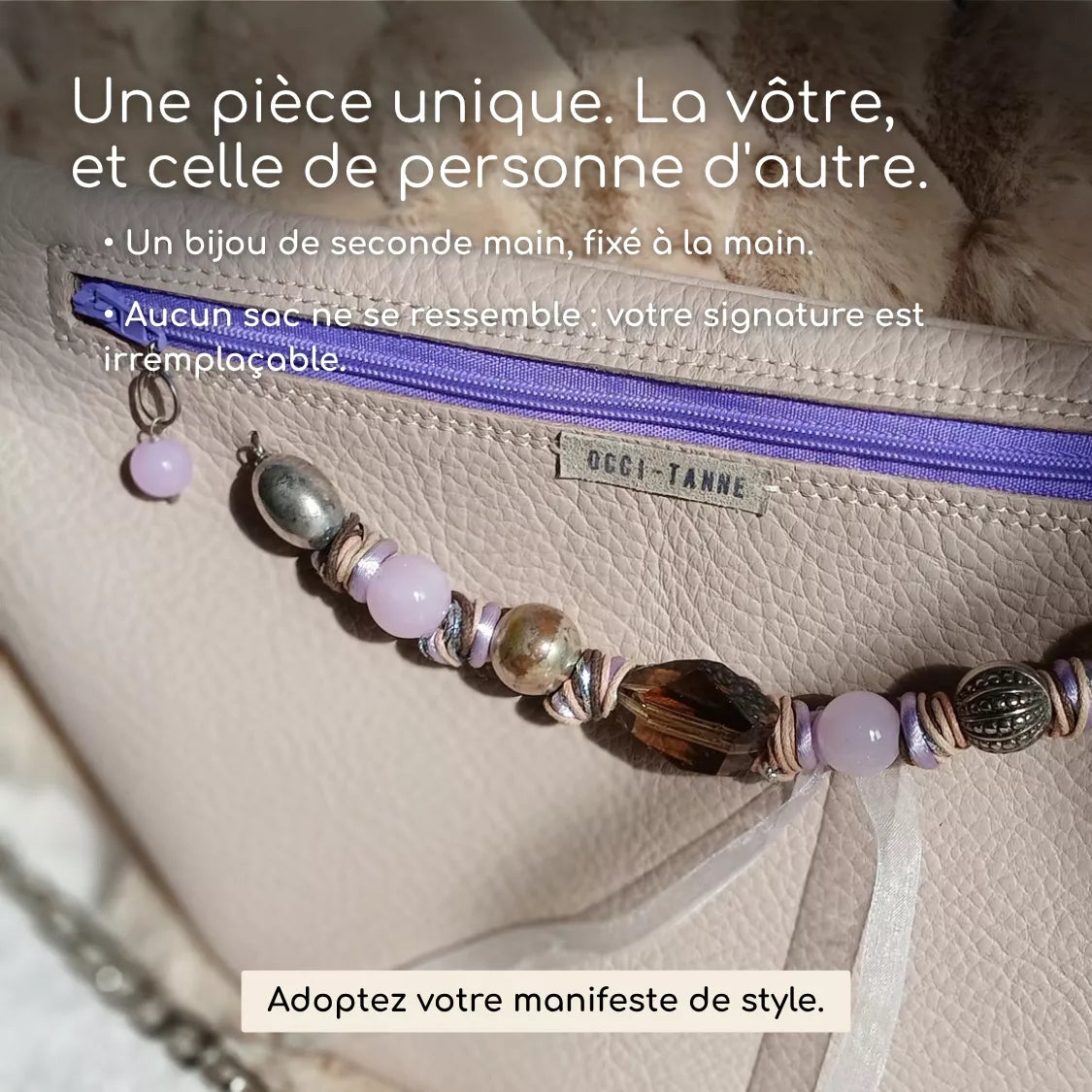 Sac banane Perlée
