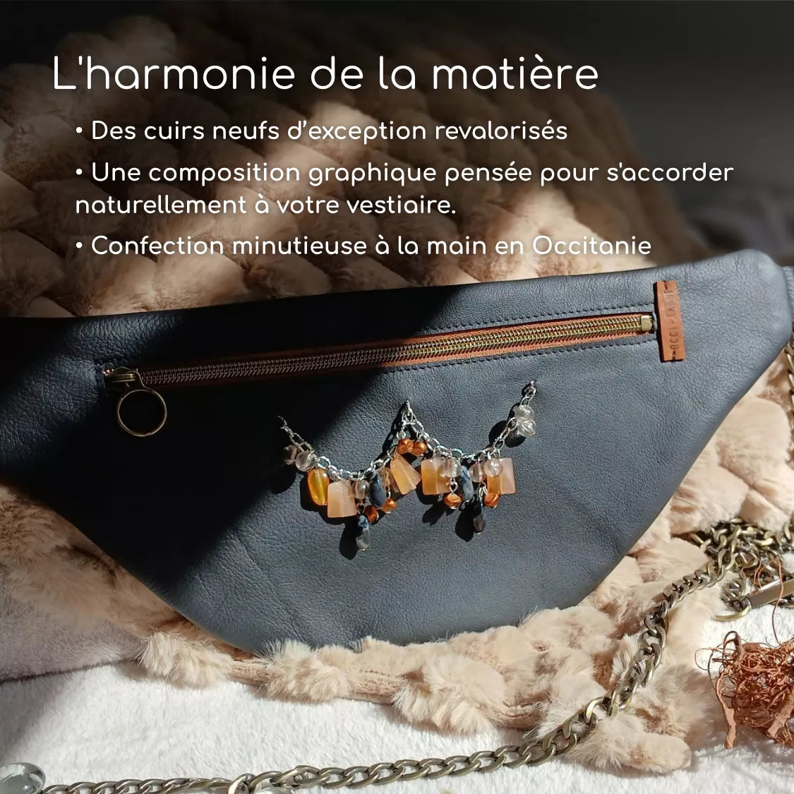 Sepia belt bag