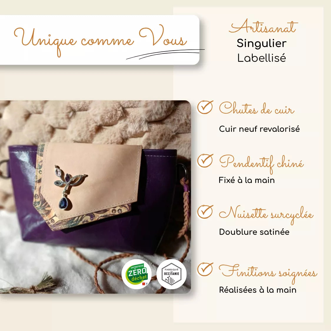 Umhängetasche Violetta